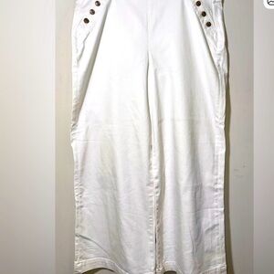 NWT AMERICAN EAGLE Super Stretch Wide Leg White Jeans - 20